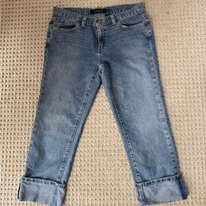 Calvin Klein Jeans Light Blue Cropped Denim